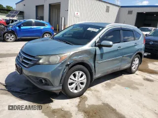 2012 Honda CR-V EX-L with VIN 2HKRM4H7XCH617501, listed as a Copart auction lot 63978395 with 194,917 mi miles and Salvage title. Bid and sale history available at DreamBid. Image 1.