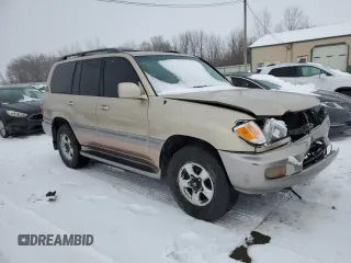 2005 Toyota Land Cruiser with VIN JTEHT05JX52079339, listed as a Copart auction lot 45147495 with 308,435 mi miles and Salvage Title. Bid and sale history available at carsss.com. Image 4.