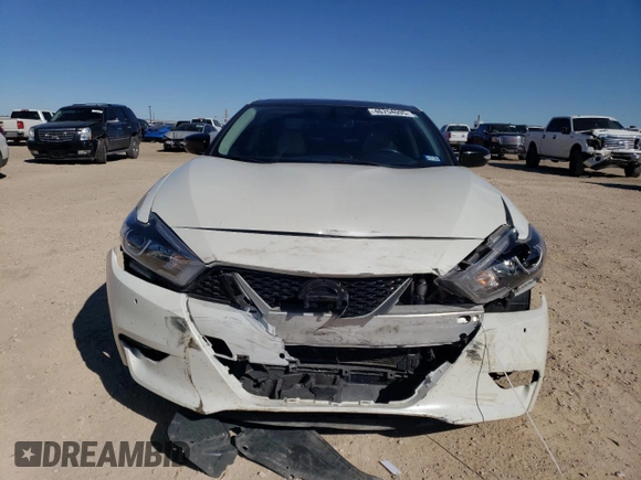 2016 Nissan Maxima SL with VIN 1N4AA6AP3GC396133, listed as a Copart auction lot 46754095 with 138,355 mi miles and Salvage Title. Bid and sale history available at DreamBid. Image 5.