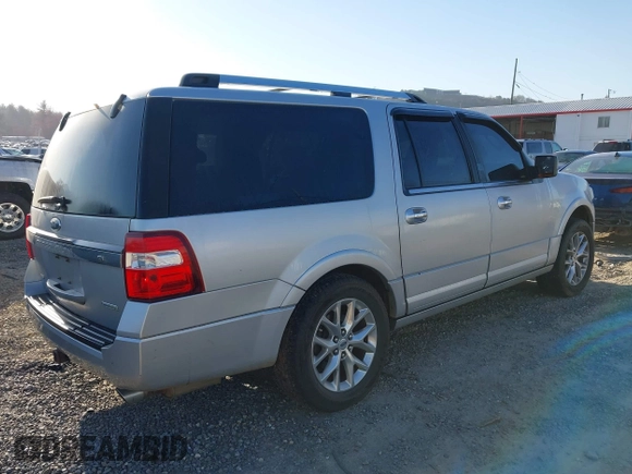 2015 Ford Expedition Max Limited с VIN 1FMJK2AT8FEF19713, выставлен на аукционе IAAI как лот 41737500 с пробегом 160 164 миль миль и . История ставок и продаж доступна на DreamBid. Изображение 4.