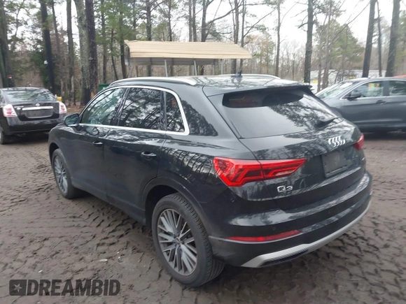 2021 Audi Q3 Premium with VIN WA1AUCF34M1148531, listed as a IAAI auction lot 41815286 with 31,934 mi miles and . Bid and sale history available at DreamBid. Image 3.