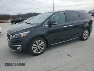 2016 Kia Sedona SX-L with VIN KNDME5C18G6108863, listed as a Copart auction lot 45536295 with 110,337 mi miles and Salvage Title. Bid and sale history available at carsss.com. Image 1.