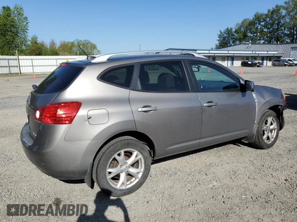 2008 Nissan Rogue S with VIN JN8AS58V38W410266, listed as a Copart auction lot 55527815 with 189,391 mi miles and Salvage Title. Bid and sale history available at DreamBid. Image 3.