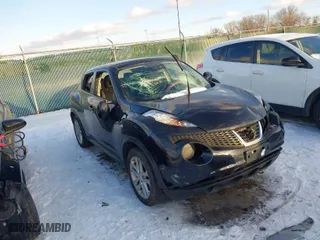 2011 Nissan Juke SL with VIN JN8AF5MV3BT012705, listed as a IAAI auction lot 41298215 with 143,951 mi miles. Bid and sale history available at carsss.com. Image 1.