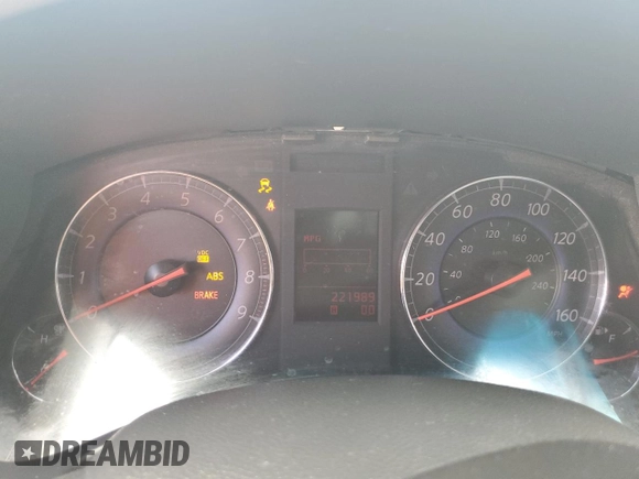 2008 Infiniti EX Journey with VIN JNKAJ09E18M301718, listed as a Copart auction lot 53867545 with 221,989 mi miles and Salvage Title. Bid and sale history available at DreamBid. Image 9.
