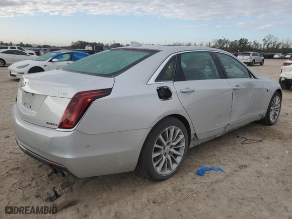 2017 Cadillac CT6 Premium Luxury AWD with VIN 1G6KF5RS8HU153600, listed as a Copart auction lot 86007794 with NaN miles and Salvage Title. Bid and sale history available at carsss.com. Image 3.