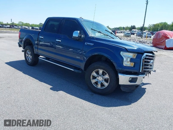 2015 Ford F-150 XLT with VIN 1FTEW1EP3FKF22540, listed as a IAAI auction lot 39565229 with 127,825 mi miles. Bid and sale history available at carsss.com. Image 1.