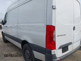 2023 Mercedes-Benz Sprinter Cargo with VIN W1Y4KBHY0PT145559, listed as a IAAI auction lot 41939381 with Not Provided miles and . Bid and sale history available at carsss.com. Image 3.