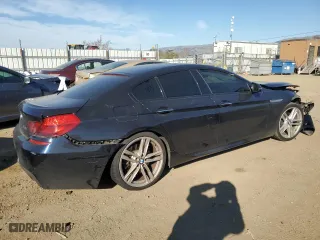 2016 BMW 6 Series 640i with VIN WBA6D0C51GG432486, listed as a Copart auction lot 88367695 with 90,606 mi miles and Salvage Title. Bid and sale history available at carsss.com. Image 3.