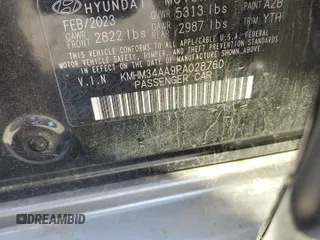 2023 Hyundai Ioniq 6 SEL z VIN KMHM34AA9PA028760, wystawiony jako Copart lot #49929755 z przebiegiem 56 861 mil mil oraz Czysty tytuł • Clean title. Historia ofert i sprzedaży dostępna na DreamBid. Obrazek 12.