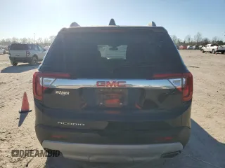 2021 GMC Acadia SLT with VIN 1GKKNMLS7MZ130104, listed as a Copart auction lot 46945175 with 97,873 mi miles and Salvage Title. Bid and sale history available at carsss.com. Image 6.
