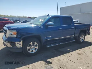 2015 GMC Sierra 1500 SLT with VIN 3GTU2VEC3FG393640, listed as a Copart auction lot 52780485 with 136,339 mi miles and Salvage Title. Bid and sale history available at DreamBid. Image 1.