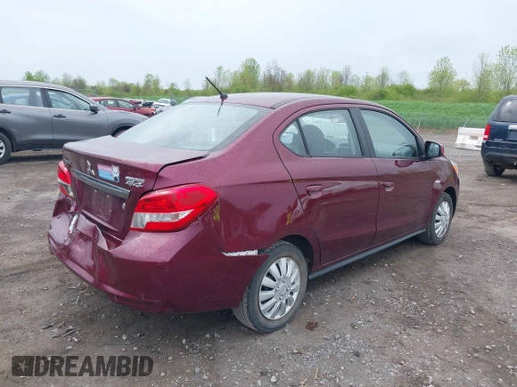 2019 Mitsubishi Mirage ES z VIN ML32F3FJ7KHF00241, wystawiony jako IAAI lot #42237453 z przebiegiem 69 105 mil mil oraz . Historia ofert i sprzedaży dostępna na DreamBid. Obrazek 4.