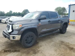 2014 Toyota Tundra 4WD Truck SR5 with VIN 5TFDW5F17EX410516, listed as a Copart auction lot 54867235 with 220,651 mi miles and Salvage Title. Bid and sale history available at carsss.com. Image 1.
