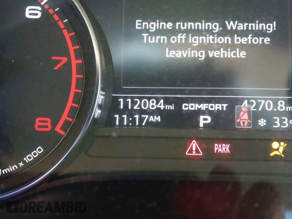 2019 Audi Q5 Premium with VIN WA1ANAFY6K2110626, listed as a IAAI auction lot 41270717 with 112,084 mi miles. Bid and sale history available at carsss.com. Image 15.