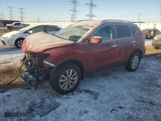 2018 Nissan Rogue SV with VIN 5N1AT2MV3JC715346, listed as a Copart auction lot 46353195 with 31,629 mi miles and Salvage Title. Bid and sale history available at carsss.com. Image 1.