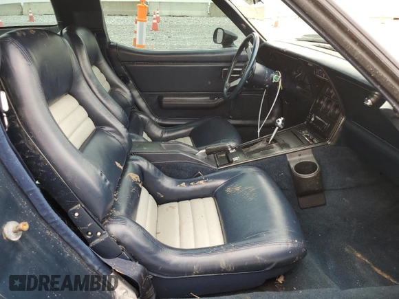 1979 Chevrolet Corvette with VIN 1Z8789S443088, listed as a Copart auction lot 54487225 with 22,449 mi miles and Salvage title. Bid and sale history available at DreamBid. Image 10.