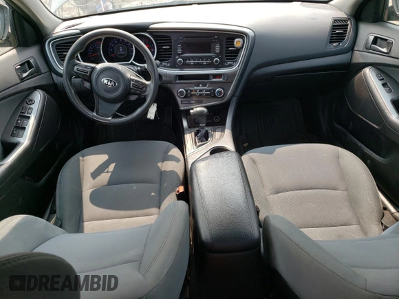 2015 Kia Optima LX with VIN 5XXGM4A70FG424291, listed as a Copart auction lot 60291265 with 273,391 mi miles and Clean title. Bid and sale history available at DreamBid. Image 8.