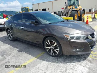 2016 Nissan Maxima SR z VIN 1N4AA6AP9GC405420, wystawiony jako IAAI lot #41933739 z przebiegiem 59 680 mil mil oraz . Historia ofert i sprzedaży dostępna na DreamBid. Obrazek 1.