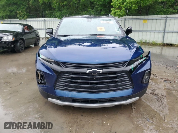 2022 Chevrolet Blazer LT z VIN 3GNKBDRS9NS148718, wystawiony jako Copart lot #55735945 z przebiegiem 21 564 mil mil oraz Szkoda całkowita • Salvage title. Historia ofert i sprzedaży dostępna na DreamBid. Obrazek 5.