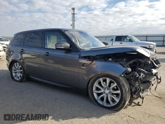 2016 Land Rover Range Rover Sport HSE with VIN SALWR2VF0GA552622, listed as a Copart auction lot 44774675 with 64,816 mi miles and Salvage Title. Bid and sale history available at DreamBid. Image 4.