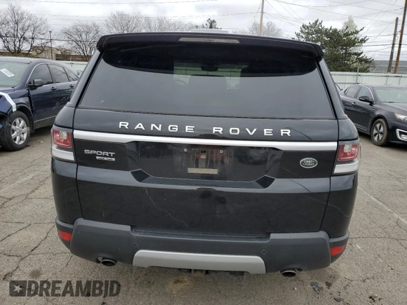 2017 Land Rover Range Rover Sport HSE with VIN SALWR2FK1HA673690, listed as a Copart auction lot 50484525 with 123,544 mi miles and Salvage Title. Bid and sale history available at carsss.com. Image 6.