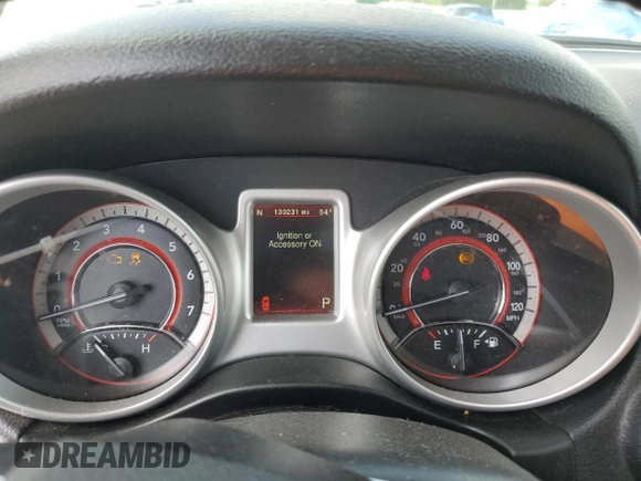 2019 Dodge Journey GT with VIN 3C4PDCEG7KT680687, listed as a Copart auction lot 58853315 with 130,231 mi miles and Salvage title. Bid and sale history available at DreamBid. Image 9.