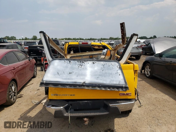 2005 GMC Canyon SLE Z71 with VIN 1GTDT196358130644, listed as a Copart auction lot 59961554 with 195,697 mi miles and Salvage Title. Bid and sale history available at carsss.com. Image 6.