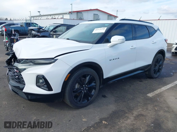 2019 Chevrolet Blazer RS with VIN 3GNKBJRS3KS687801, listed as a IAAI auction lot 41513594 with 63,125 mi miles and . Bid and sale history available at DreamBid. Image 17.