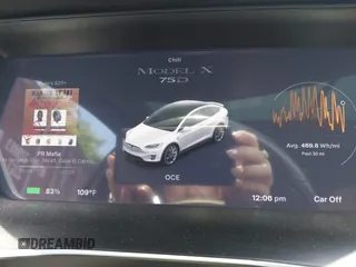 2017 Tesla Model X 90D z VIN 5YJXCBE25HF078198, wystawiony jako IAAI lot #42470050 z przebiegiem 66 850 mil mil oraz . Historia ofert i sprzedaży dostępna na DreamBid. Obrazek 7.