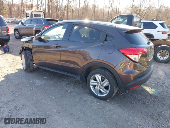 2020 Honda HR-V EX with VIN 3CZRU6H57LM736556, listed as a IAAI auction lot 41878490 with 61,253 mi miles. Bid and sale history available at carsss.com. Image 3.