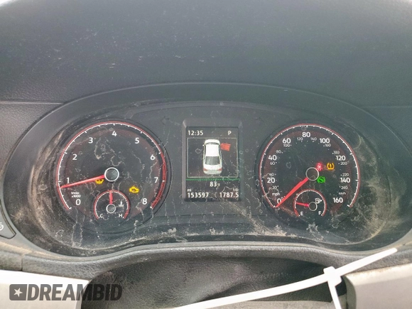 2020 Volkswagen Passat SE with VIN 1VWSA7A38LC027843, listed as a Copart auction lot 57115835 with 153,597 mi miles and Salvage title. Bid and sale history available at DreamBid. Image 9.