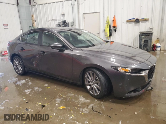 2019 Mazda 3 Preferred with VIN 3MZBPADL6KM112295, listed as a Copart auction lot 45591735 with 35,581 mi miles and Salvage Title. Bid and sale history available at DreamBid. Image 4.