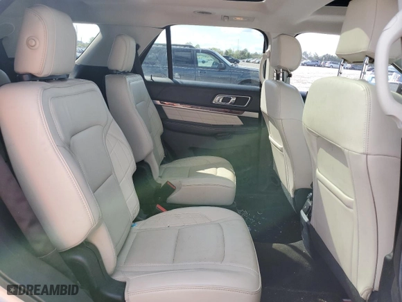 2017 Ford Explorer Platinum with VIN 1FM5K8HT8HGA08486, listed as a Copart auction lot 52991125 with 108,216 mi miles and Clean Title. Bid and sale history available at carsss.com. Image 11.