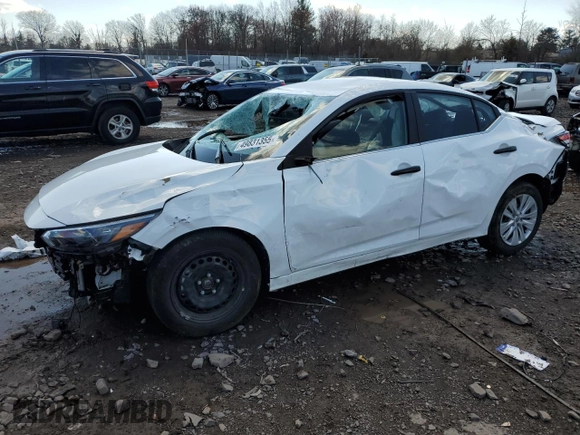 2024 Nissan Sentra S with VIN 3N1AB8BV7RY286831, listed as a Copart auction lot 49831355 with Not Provided miles and Salvage Title. Bid and sale history available at carsss.com. Image 1.