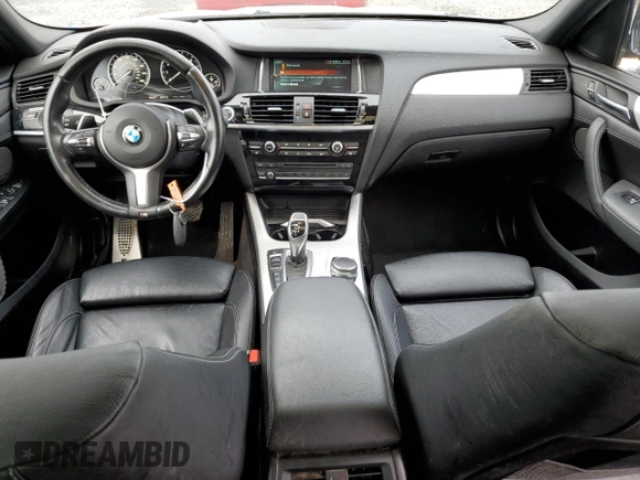 2017 BMW X4 M40i with VIN 5UXXW7C57H0U25268, listed as a Copart auction lot 40370884 with 99,387 mi miles. Bid and sale history available at carsss.com. Image 8.