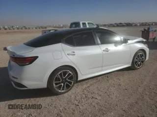 2024 Nissan Sentra SR with VIN 3N1AB8DV6RY321386, listed as a Copart auction lot 49306245 with 10,747 mi miles and Salvage title. Bid and sale history available at DreamBid. Image 3.