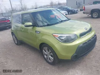2014 Kia Soul + with VIN KNDJP3A52E7041398, listed as a IAAI auction lot 41932836 with 175,557 mi miles. Bid and sale history available at carsss.com. Image 3.