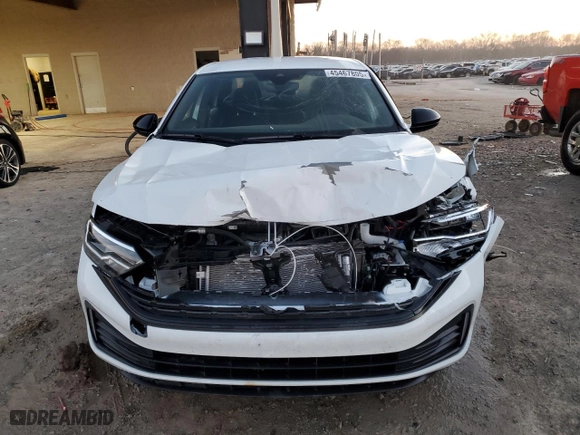 2024 Volkswagen Jetta Sport with VIN 3VWBM7BU2RM091558, listed as a Copart auction lot 45467805 with 10,595 mi miles and Salvage Title. Bid and sale history available at carsss.com. Image 5.