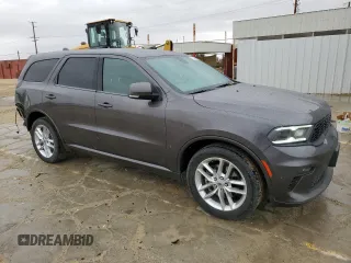 2021 Dodge Durango GT z VIN 1C4RDHDG9MC659782, wystawiony jako Copart lot #45388095 z przebiegiem 101 924 mil mil oraz Szkoda całkowita • Salvage title. Historia ofert i sprzedaży dostępna na DreamBid. Obrazek 4.