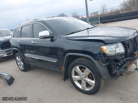 2012 Jeep Grand Cherokee Overland with VIN 1C4RJFCG3CC148601, listed as a IAAI auction lot 41717658 with 127,681 mi miles. Bid and sale history available at carsss.com. Image 14.