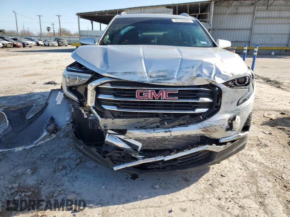 2018 GMC Terrain SLT with VIN 3GKALPEX4JL144329, listed as a Copart auction lot 47126445 with 27,538 mi miles and Salvage Title. Bid and sale history available at carsss.com. Image 5.