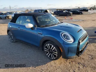 2023 MINI Convertible Cooper S z VIN WMW43DL00P3P78560, wystawiony jako Copart lot #85902444 z przebiegiem Nie podano mil oraz Nie do naprawy • Non repairable. Historia ofert i sprzedaży dostępna na DreamBid. Obrazek 4.