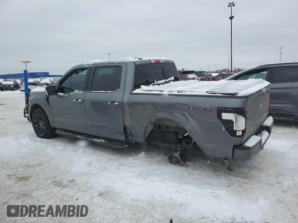 2024 Ford F-150 XLT with VIN 1FTFW3LD4RFA64867, listed as a Copart auction lot 45149695 with 3,869 mi miles and Clean Title. Bid and sale history available at carsss.com. Image 2.