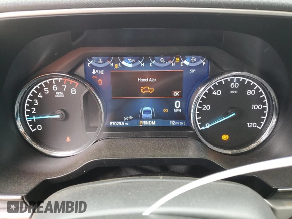 2021 Ford F-150 XL with VIN 1FTEX1CB2MKE77401, listed as a Copart auction lot 52754445 with 87,029 mi miles and Salvage title. Bid and sale history available at DreamBid. Image 9.