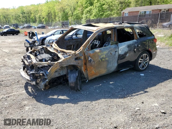 2017 Acura MDX Advance z VIN 5FRYD4H8XHB022480, wystawiony jako Copart lot #55913035 z przebiegiem Nie podano mil oraz Nie do naprawy • Non repairable. Historia ofert i sprzedaży dostępna na DreamBid. Obrazek 1.