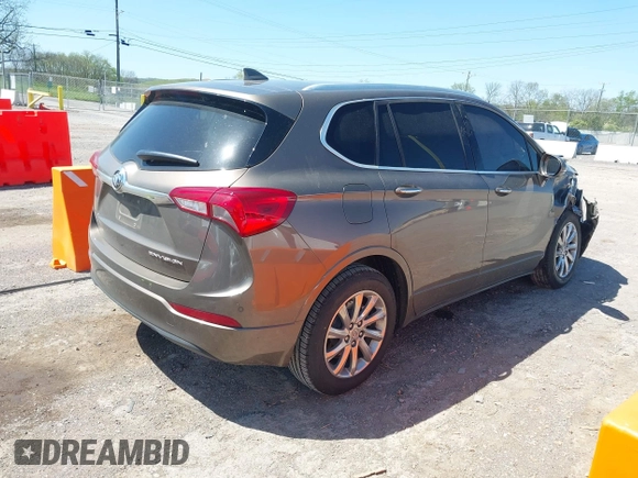 2019 Buick Envision Essence with VIN LRBFXCSA3KD043383, listed as a IAAI auction lot 42031599 with 96,754 mi miles and . Bid and sale history available at carsss.com. Image 4.