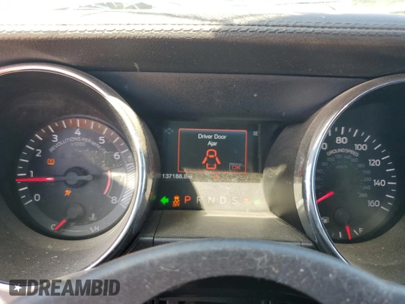 2015 Ford Mustang V6 with VIN 1FA6P8AM2F5329841, listed as a Copart auction lot 49534205 with 137,188 mi miles and Salvage title. Bid and sale history available at DreamBid. Image 9.