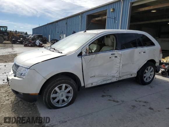 2007 Lincoln MKX with VIN 2LMDU68C57BJ16956, listed as a Copart auction lot 47212525 with 193,608 mi miles and Salvage Title. Bid and sale history available at carsss.com. Image 1.