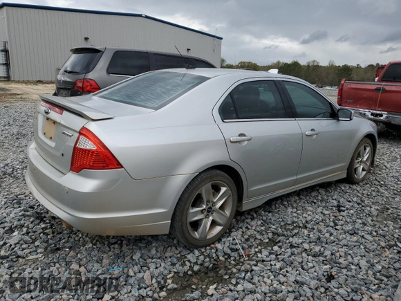 2010 Ford Fusion SPORT with VIN 3FAHP0KC6AR192215, listed as a Copart auction lot 50125045 with 132,125 mi miles and Salvage Title. Bid and sale history available at carsss.com. Image 3.